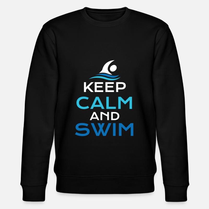 swim - Stanley/Stella CHANGER Unisex Organic Sweatshirt - black