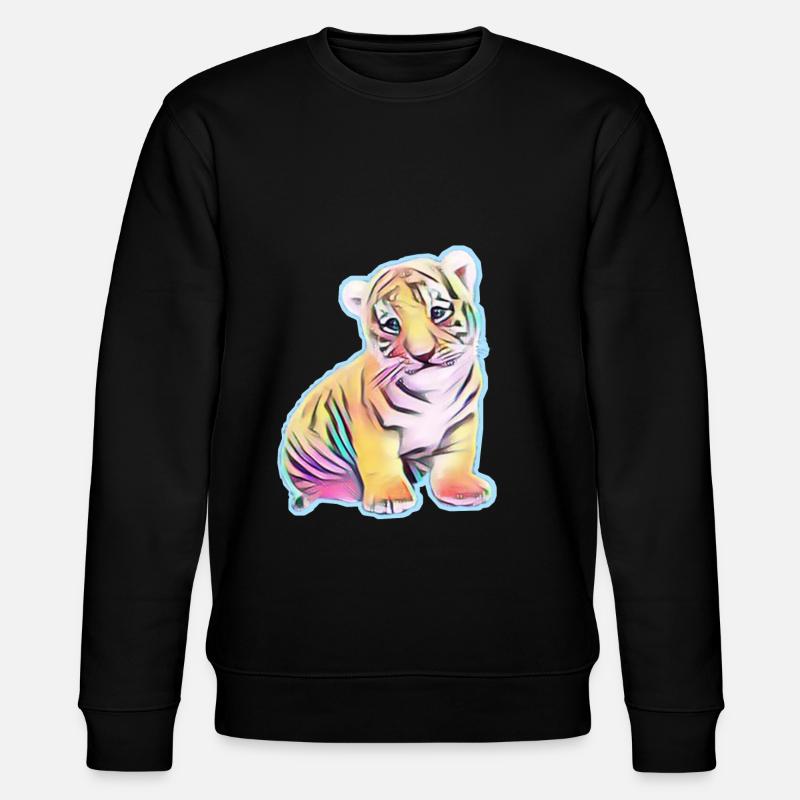 Tiger - Sweat bio CHANGER Stanley/Stella Unisexe - noir