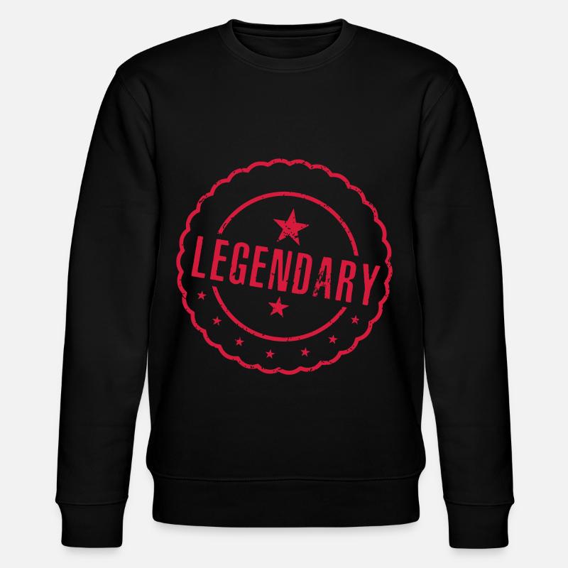 legendary 3 - Stanley/Stella CHANGER Unisex Organic Sweatshirt - black