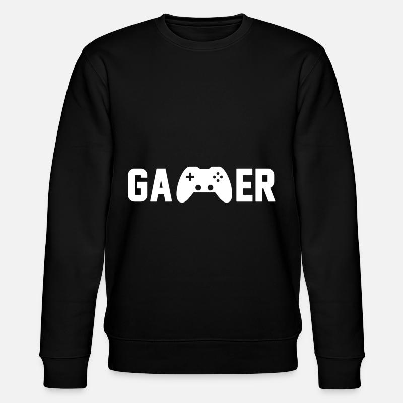 Gamer - Stanley/Stella Unisex Bio-Sweatshirt CHANGER - Schwarz