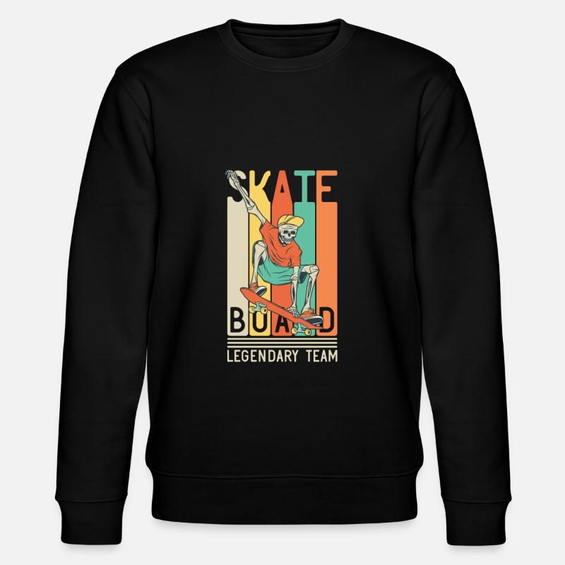 Skateboard - Équipe légendaire - Sweat bio CHANGER Stanley/Stella Unisexe - noir
