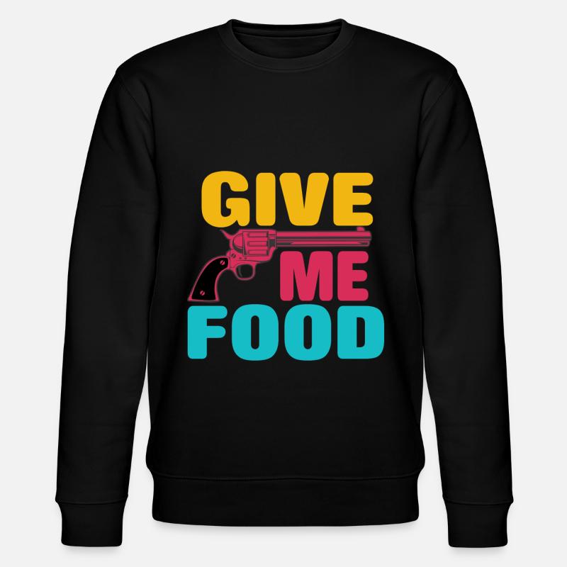 Illustration de nourriture - Sweat bio CHANGER Stanley/Stella Unisexe - noir