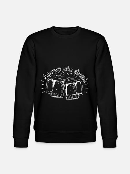 Après Ski Drink - Stanley/Stella Unisex Bio-Sweatshirt CHANGER  - Schwarz