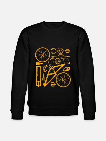 Fahrrad - Stanley/Stella Unisex Bio-Sweatshirt CHANGER - Schwarz