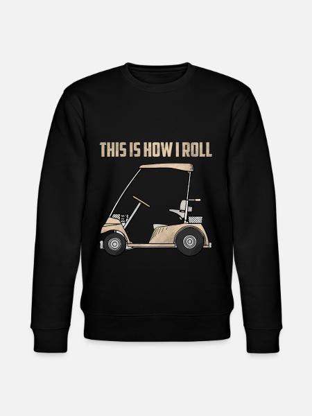 Golf Golfer - Stanley/Stella Unisex Bio-Sweatshirt CHANGER  - Schwarz