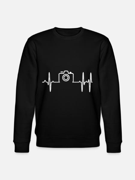 camera - Stanley/Stella CHANGER Unisex Organic Sweatshirt - black
