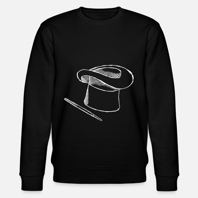 Zauberer - Stanley/Stella Unisex Bio-Sweatshirt CHANGER  - Schwarz