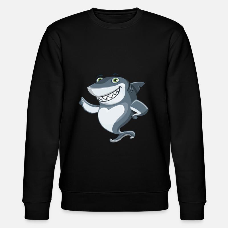 haifisch - Stanley/Stella Unisex Bio-Sweatshirt CHANGER  - Schwarz