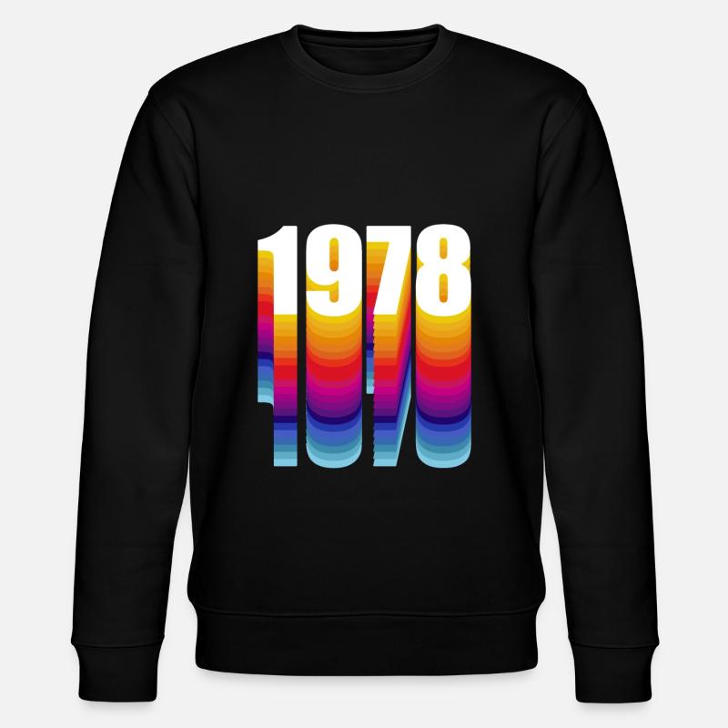 1978 année de naissance - Sweat bio CHANGER Stanley/Stella Unisexe - noir
