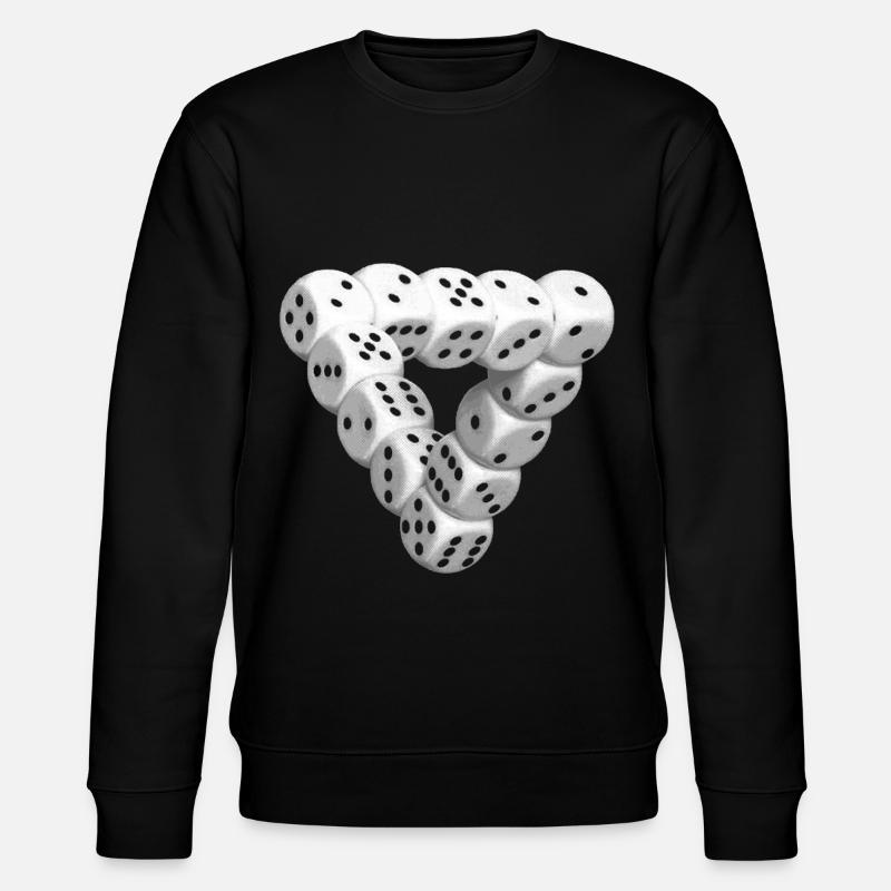 Cube Dices Cubes Illusion - Sweat bio CHANGER Stanley/Stella Unisexe - noir