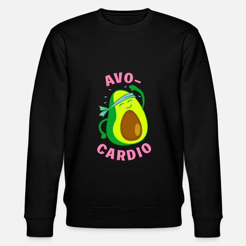 Avo Cardio - Stanley/Stella Unisex Bio-Sweatshirt CHANGER  - Schwarz