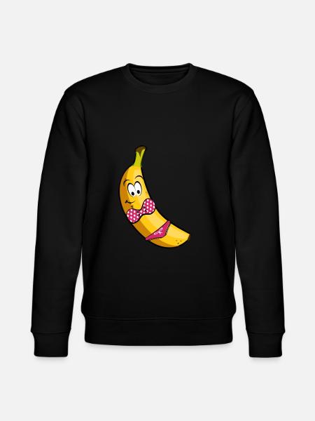 sexy banana - Stanley/Stella CHANGER Unisex Organic Sweatshirt - black