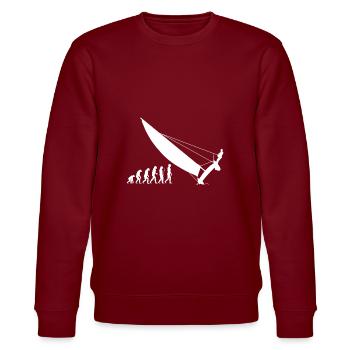 Evolution Catamaran - Sweat bio CHANGER Stanley/Stella Unisexe - bordeaux - Devant - Nik (191cm) & Marisol (170cm)