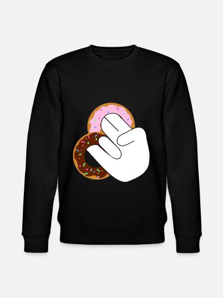 Donuts? - Stanley/Stella CHANGER Unisex Organic Sweatshirt - black