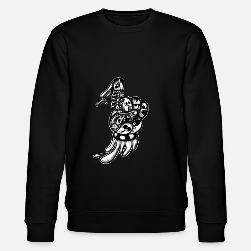 One doodle - Stanley/Stella CHANGER Unisex Organic Sweatshirt - black