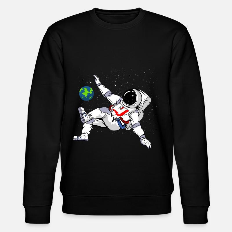 Bicycle kick astronaut - Stanley/Stella CHANGER Unisex Organic Sweatshirt - black