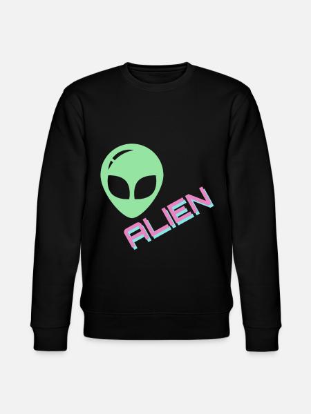 alien - Stanley/Stella Unisex Bio-Sweatshirt CHANGER - Schwarz