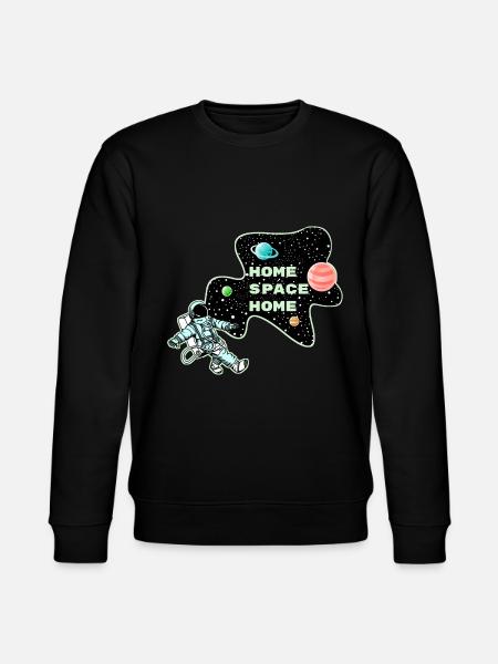 Home Space Home <3 - Stanley/Stella CHANGER Unisex Organic Sweatshirt - black