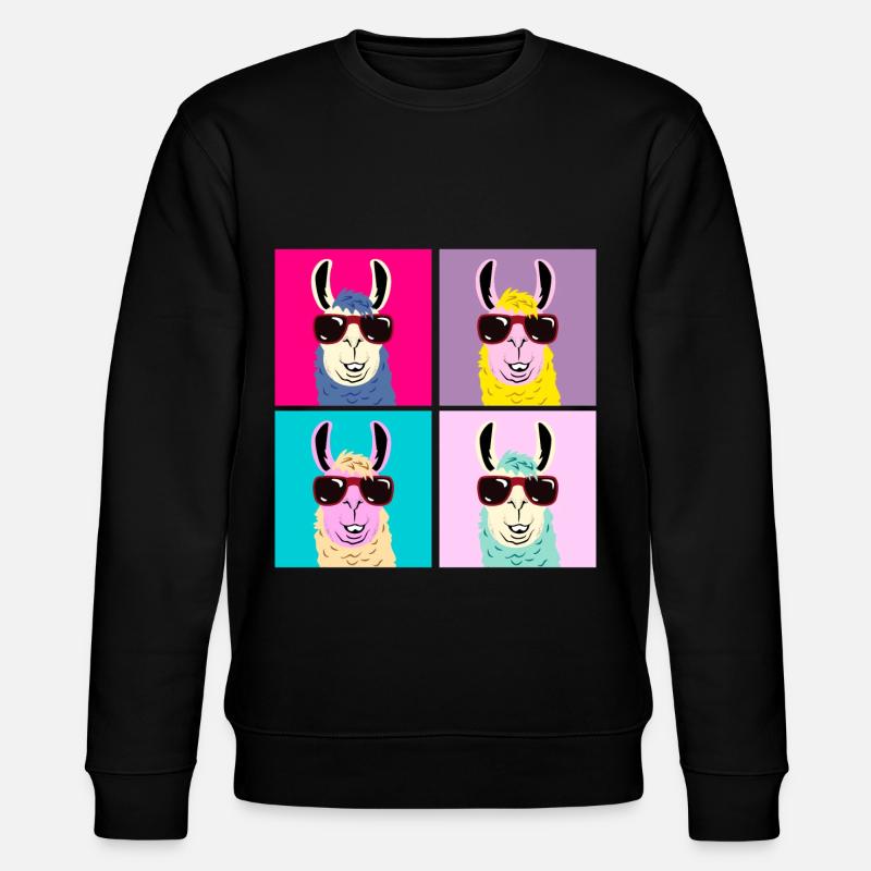 Lama - Sweat bio CHANGER Stanley/Stella Unisexe - noir