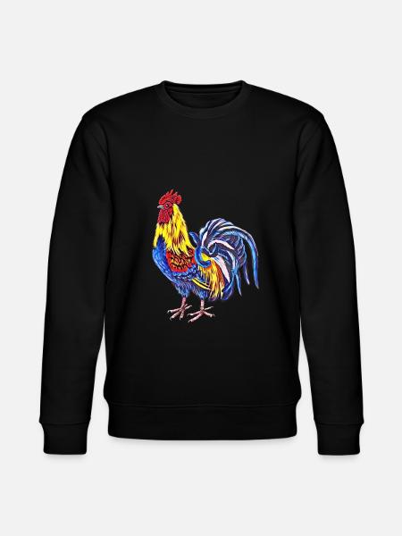 Rooster - Stanley/Stella CHANGER Unisex Organic Sweatshirt - black