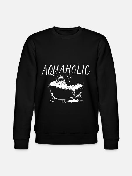 Aquaholic - Stanley/Stella Unisex Bio-Sweatshirt CHANGER - Schwarz