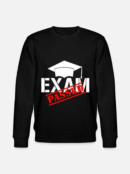 Exam passed. - Stanley/Stella CHANGER Unisex Organic Sweatshirt - black