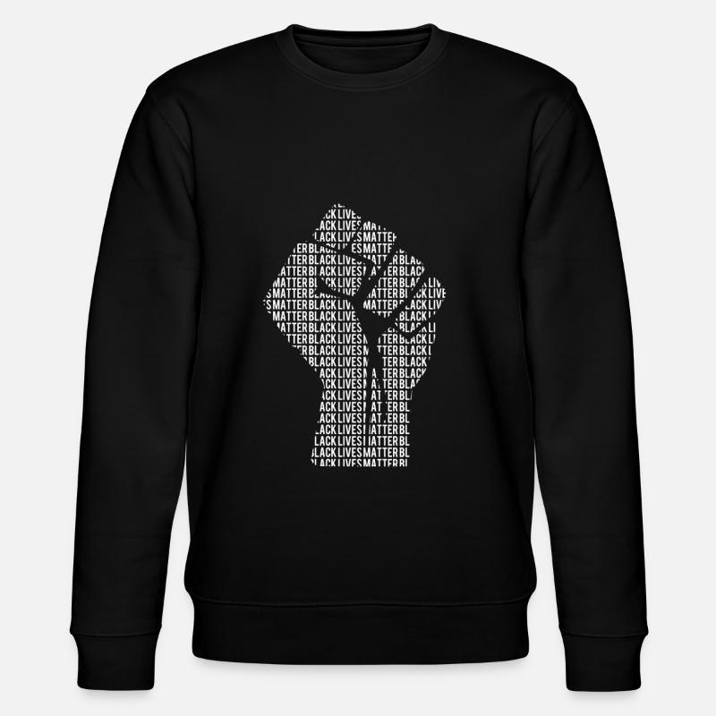 Black Lives Matter - Sweat bio CHANGER Stanley/Stella Unisexe - noir