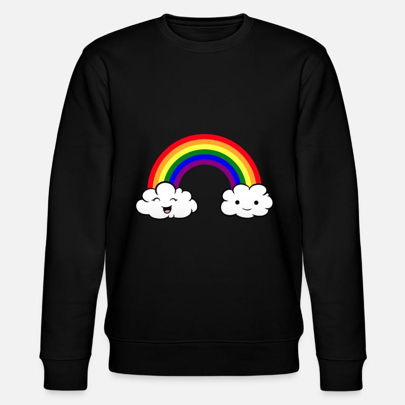 LGBT Rainbow - Stanley/Stella Unisex Bio-Sweatshirt CHANGER  - Schwarz