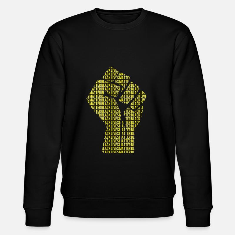 Black Lives Matter - Stanley/Stella Unisex Bio-Sweatshirt CHANGER  - Schwarz