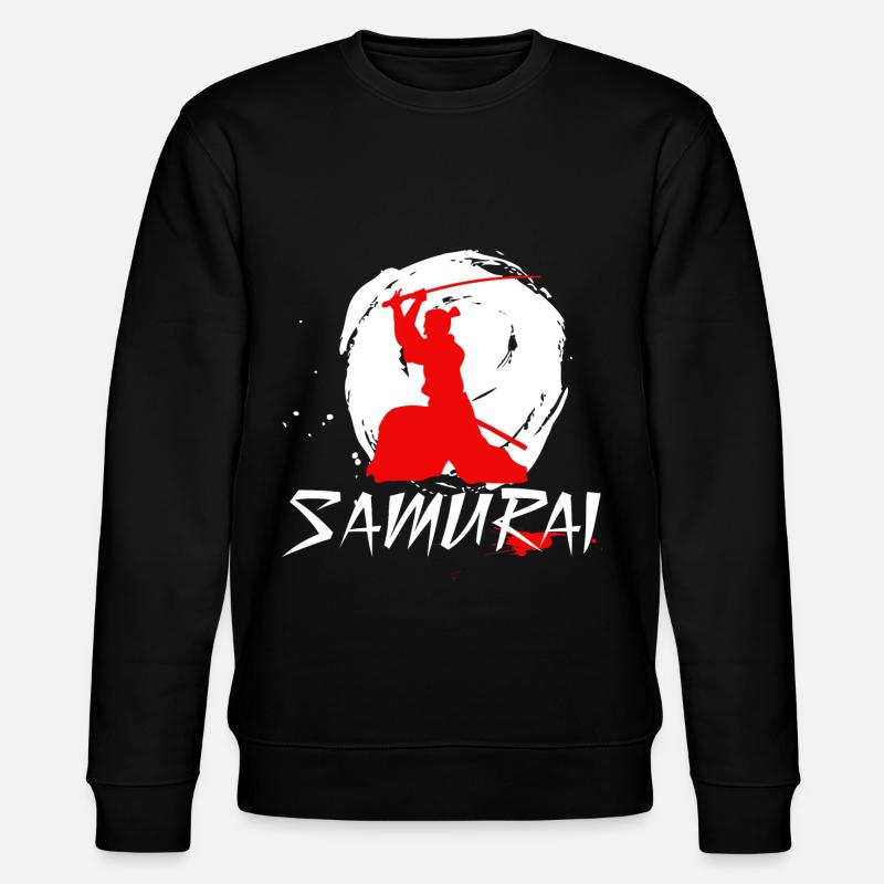 Samurai Sword Swing - Stanley/Stella Unisex Bio-Sweatshirt CHANGER  - Schwarz