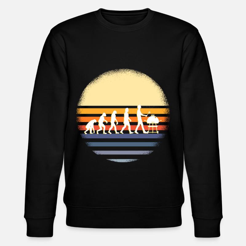 Grill evolution - Stanley/Stella CHANGER Unisex Organic Sweatshirt - black