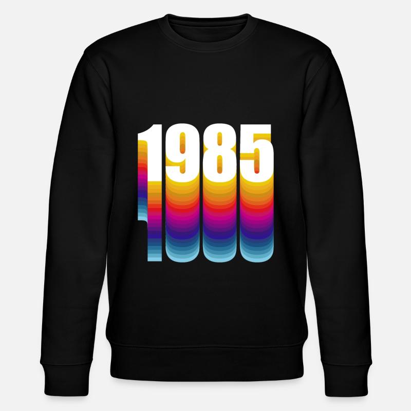 1985 - Stanley/Stella Unisex Bio-Sweatshirt CHANGER  - Schwarz