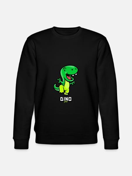 Dinosaure vert - Sweat bio CHANGER Stanley/Stella Unisexe - noir