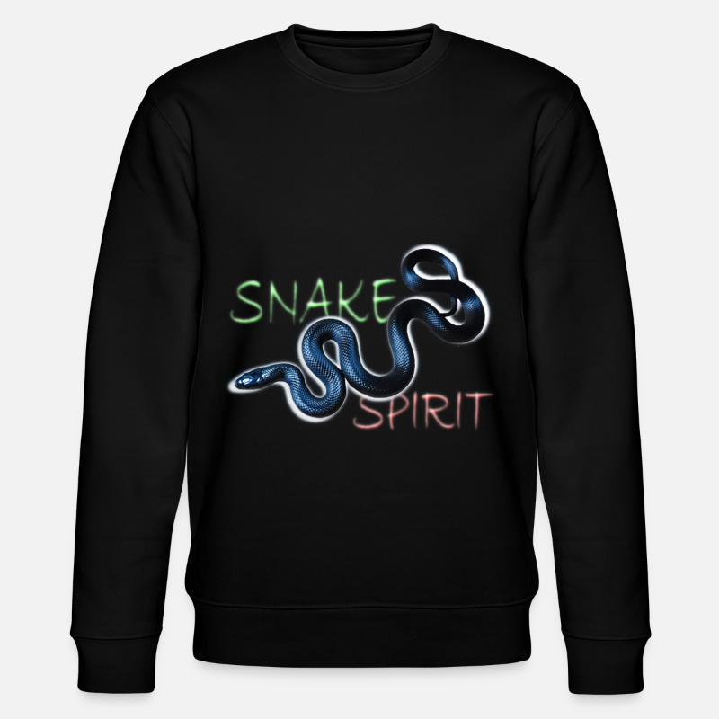 Snake Spirit - Stanley/Stella Unisex Bio-Sweatshirt CHANGER  - Schwarz