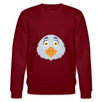 Adler t-shirt | Bestseller | - Sweat bio CHANGER Stanley/Stella Unisexe - bordeaux - Devant - Nik (191cm) & Marisol (170cm)