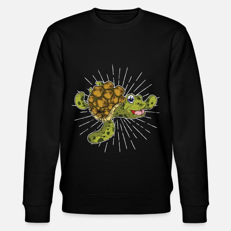 Tortue - Sweat bio CHANGER Stanley/Stella Unisexe - noir