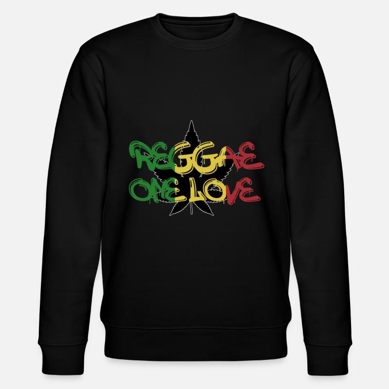 Reggae - Stanley/Stella Unisex Bio-Sweatshirt CHANGER  - Schwarz