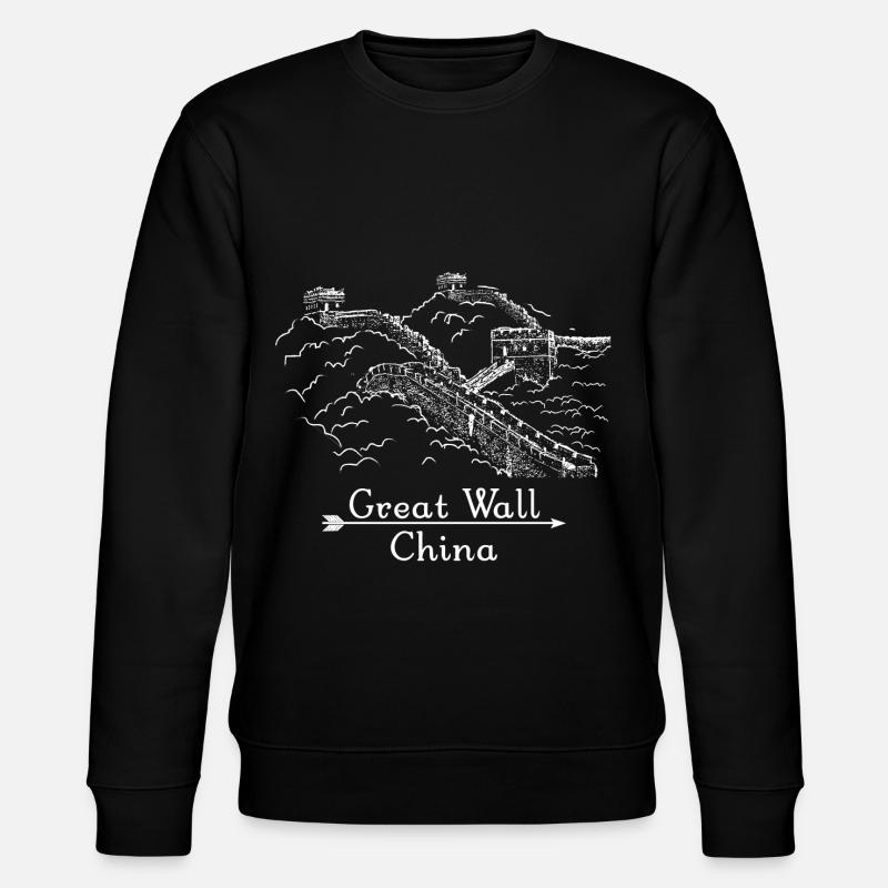 Programmering CSS Web kinesiske Mur Kina Gre - Stanley/Stella økologisk unisex-sweatshirt CHANGER  - sort
