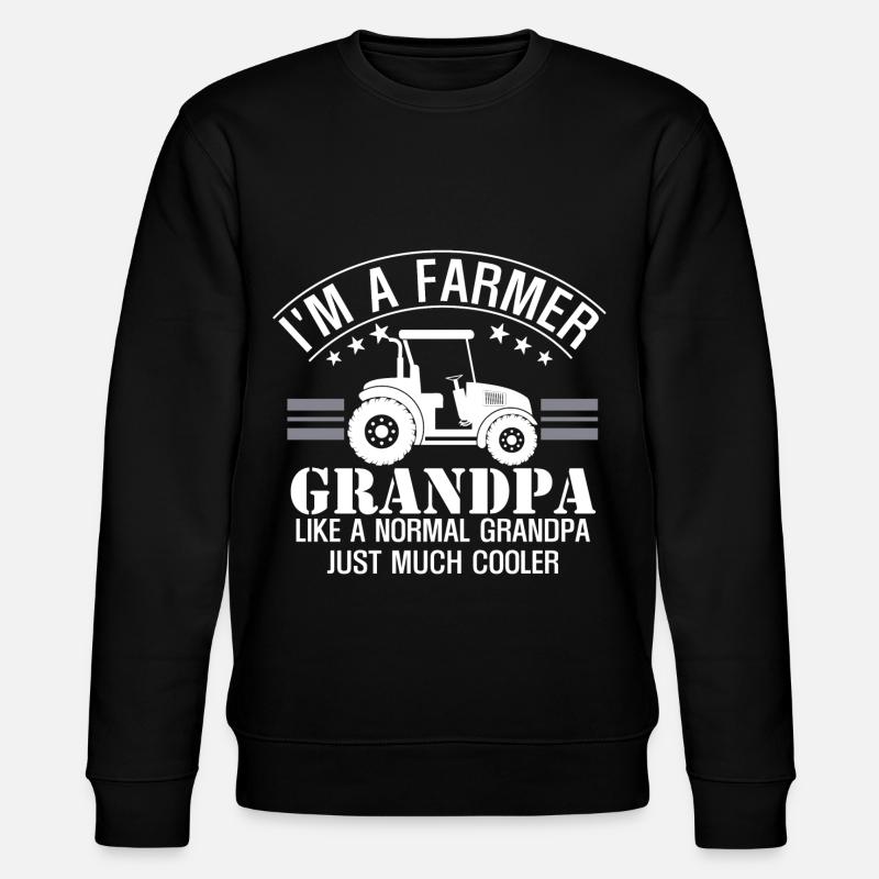 Bauer Opa - Stanley/Stella Unisex Bio-Sweatshirt CHANGER  - Schwarz