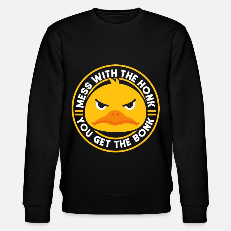 duck - Stanley/Stella CHANGER Unisex Organic Sweatshirt - black