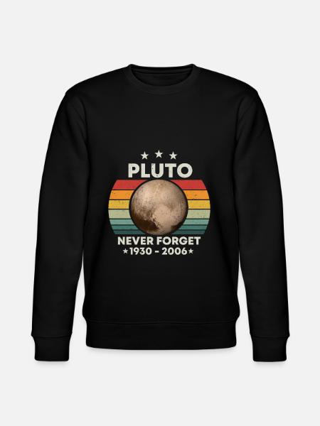 Pluton Never Forget Space Retro Space - Sweat bio CHANGER Stanley/Stella Unisexe - noir