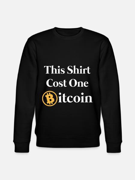 Bitcoin - Stanley/Stella CHANGER Unisex Organic Sweatshirt - black