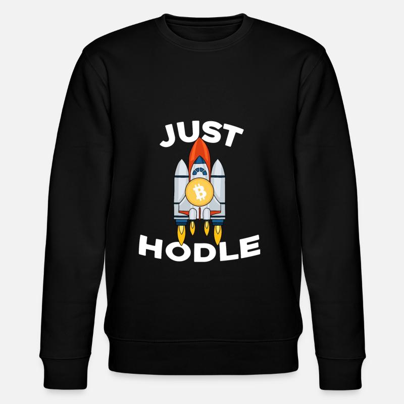 Bitcoin - Stanley/Stella CHANGER Unisex Organic Sweatshirt - black