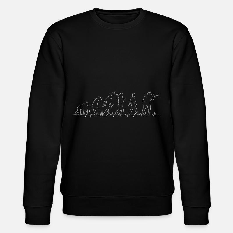 Militär - Stanley/Stella Unisex Bio-Sweatshirt CHANGER - Schwarz