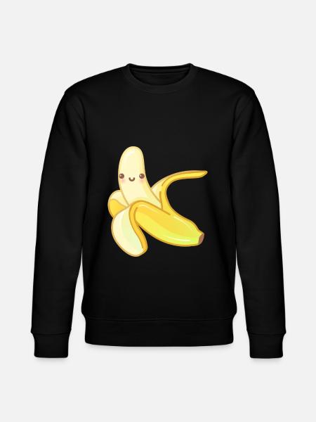 Banane - Stanley/Stella Unisex Bio-Sweatshirt CHANGER  - Schwarz