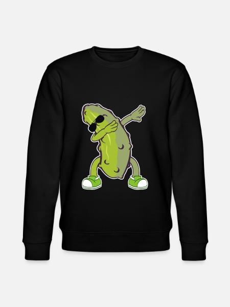 Dabbing Komkommer Dab Swag Swag Swagger T-shirt Design - Stanley/Stella Uniseks bio-sweatshirt CHANGER  - zwart