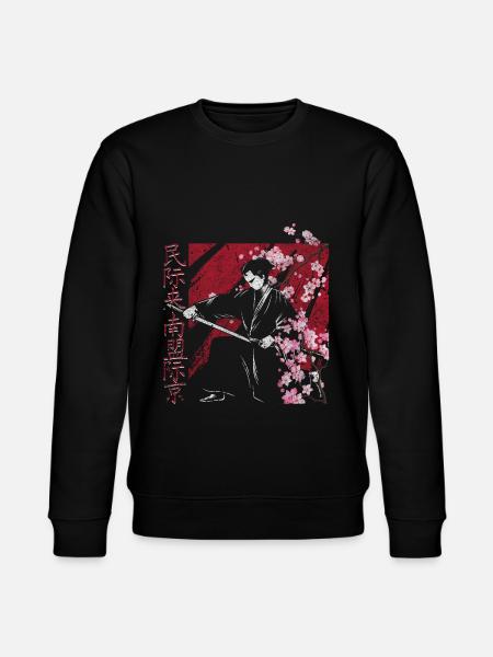 Cherry blossom - Stanley/Stella CHANGER Unisex Organic Sweatshirt - black