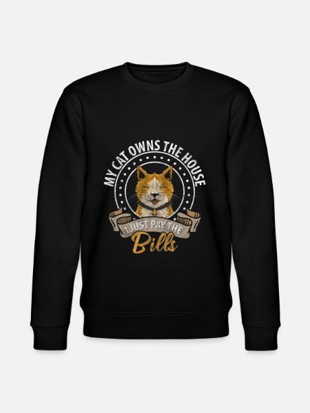 Cat Cats - Stanley/Stella CHANGER Unisex Organic Sweatshirt - black