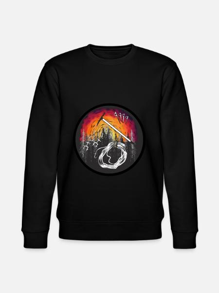 Mountaineering Mountaineering Mountaineering Climbing Mountains - Stanley/Stella CHANGER Unisex Organic Sweatshirt - black