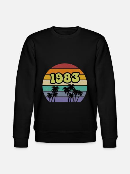 1983 - Sweat bio CHANGER Stanley/Stella Unisexe - noir